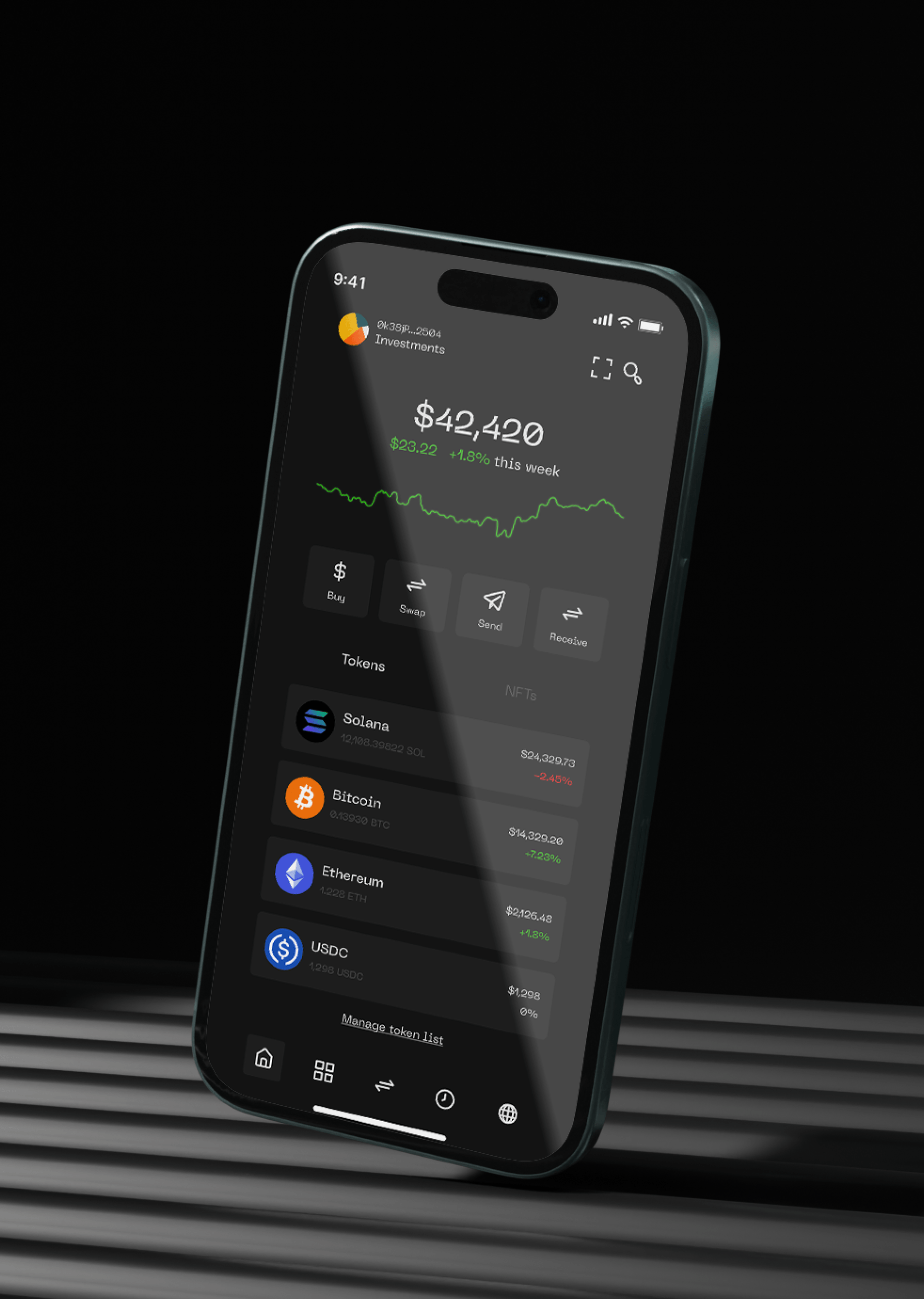 Raptor wallet design