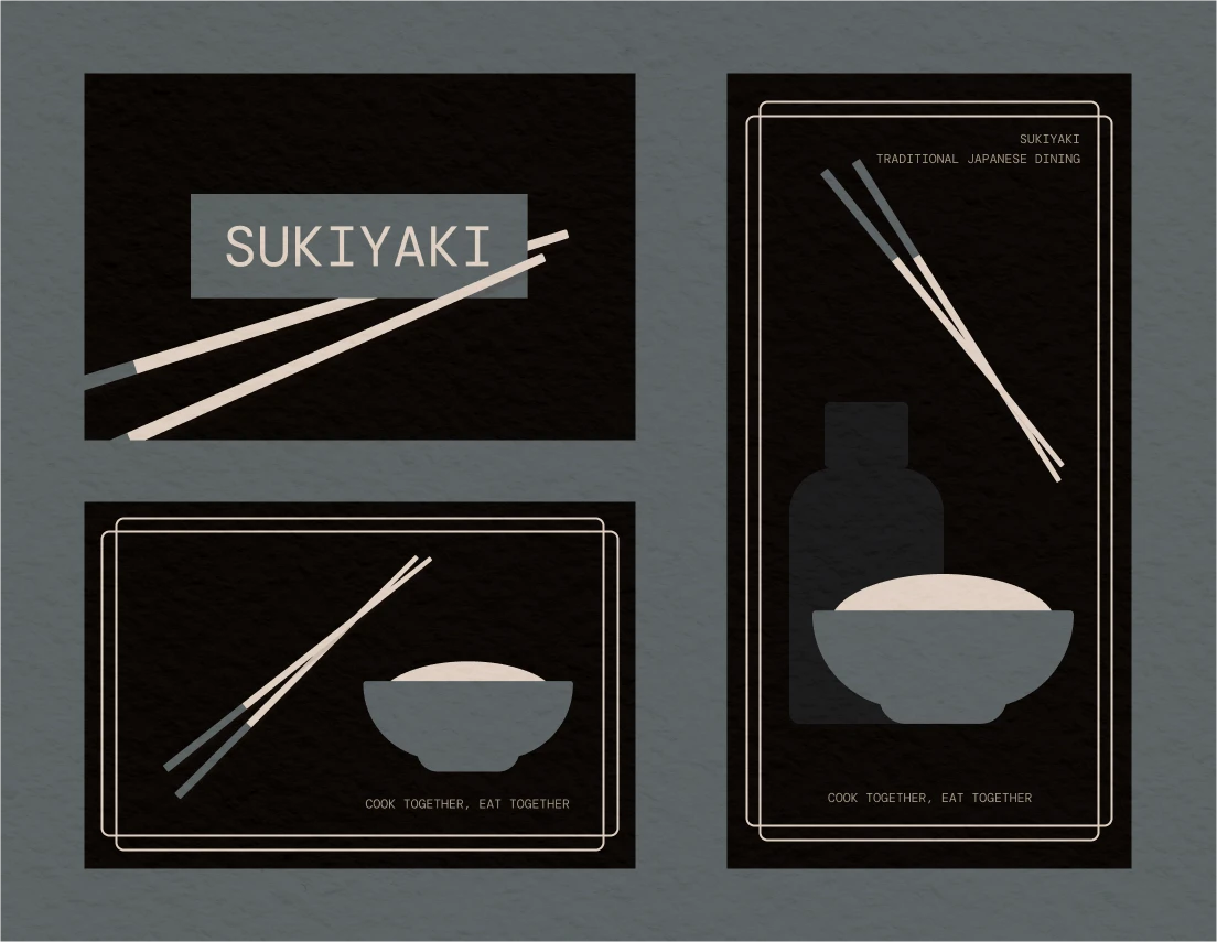 Sukiyaki brand elements